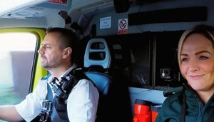 Michael Hipgrave and Deena Evans