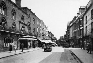 The Raven Hotel in Shrewsbury, in a photo from what we think is the 1920s
