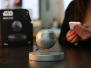 Supporting image for story: There’s a new Bluetooth speaker which is an actual levitating Death Star