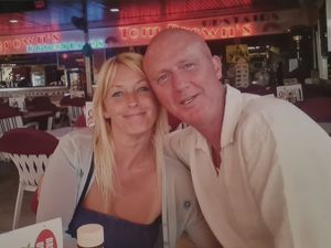 Tracey Martin with husband Mervyn Martin