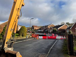 Supporting image for story: ‘Frightening’ sinkhole which forced residents from their homes continues to grow