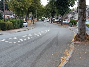 The scene of the fatal accident 