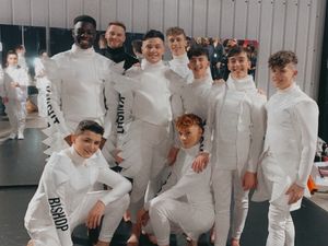 Supporting image for story: Shropshire dancers bow out of BBC competition with Cheryl tribute