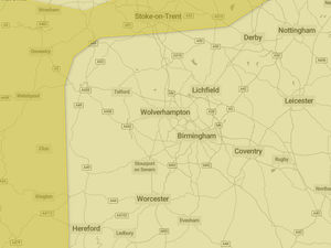 Supporting image for story: West Midlands weather update: Windy start to new year as yellow weather warning in place