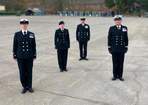 Molly Oakley from Ironbridge took part in the Duke of Edinburgh's funeral parade on Saturday