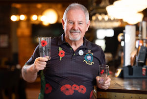 Colin Waite, artist and Royal Marine Veteran