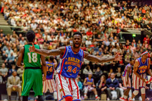 The Harlem Globetrotters in Birmingham. Credit: Chris Bowley