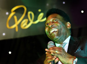 Pele at the Premier Suite, Bar Sport, Cannock in 2016