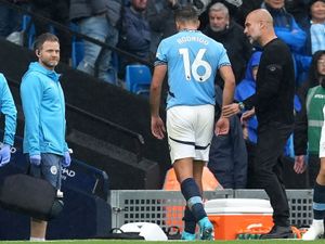 Supporting image for story: Rodri facing long lay-off and will need surgery – Pep Guardiola