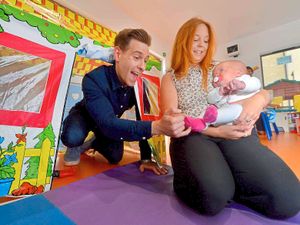 Supporting image for story: Comic Lee Nelson cheers up Telford hospital patients on way to Shrewsbury comedy fest - in pictures