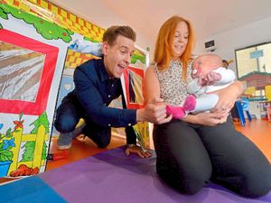 Supporting image for story: Comic Lee Nelson cheers up Telford hospital patients on way to Shrewsbury comedy fest - in pictures