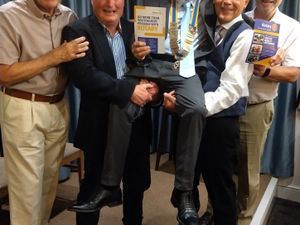 Supporting image for story: Outgoing Rotary president praised for 'remarkable two years'