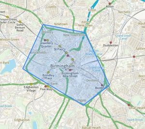 The Section 60 order will be in place across Birmingham city centre. Photo: West Midlands Police