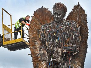 Supporting image for story: Chester becomes the latest city to host Shropshire's knife angel