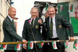 Members of Rhayader Male Voice Choir enjoyed the day and provided some wonderful singing for the crowds. Image by Andy Compton