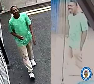 This CCTV footage has been released of a man Sandwell Police said they want to talk to. Photo: Sandwell Police