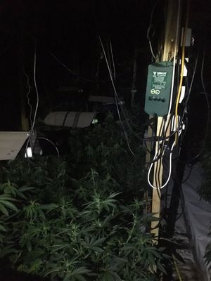 Lamps, wires and ventilation ducts were inside the unit