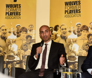 Karl Henry at the Wolves Former Players' Association dinner last week (pic: Dave Bagnall)