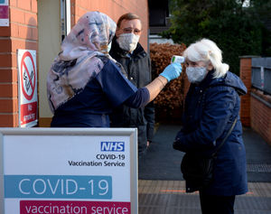 Temperatures are checked at Wood Road Surgery, Tettenhall Wood