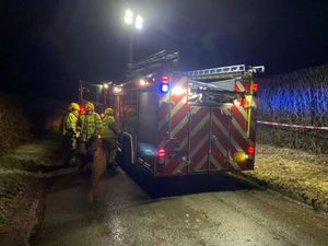 Supporting image for story: Woman taken to hospital after car rolls into ditch near Market Drayton