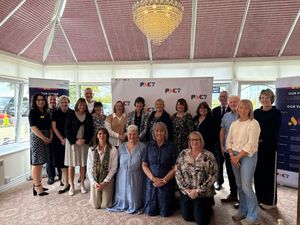 Supporting image for story: Staff with more than 1,100 years of NHS service celebrated - including hero who helped Telford hospital during flood