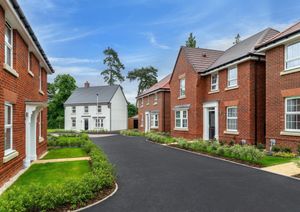 B&DWM - A typical David Wilson Homes street scene at Clockmakers