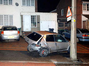 Supporting image for story: Motorist, 22, thrown from car