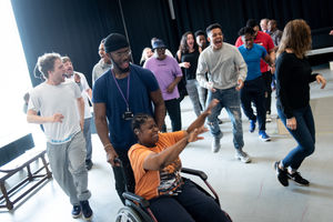 Brummie Iliad in rehearsals at The REP