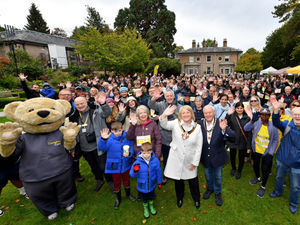 Supporting image for story: Wolverhampton walkers and their pets strolled in memory of loved ones during the annual Walk for Compton