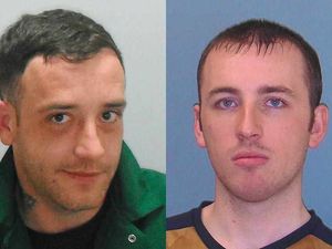 Supporting image for story: Pictured: Pair who robbed Go-Carz driver and Chinese takeaway in Telford