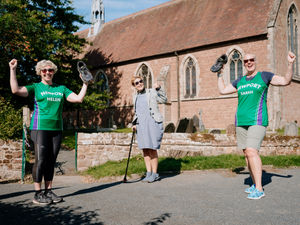 Supporting image for story: Newport running club helps out fundraiser for lightning-struck church