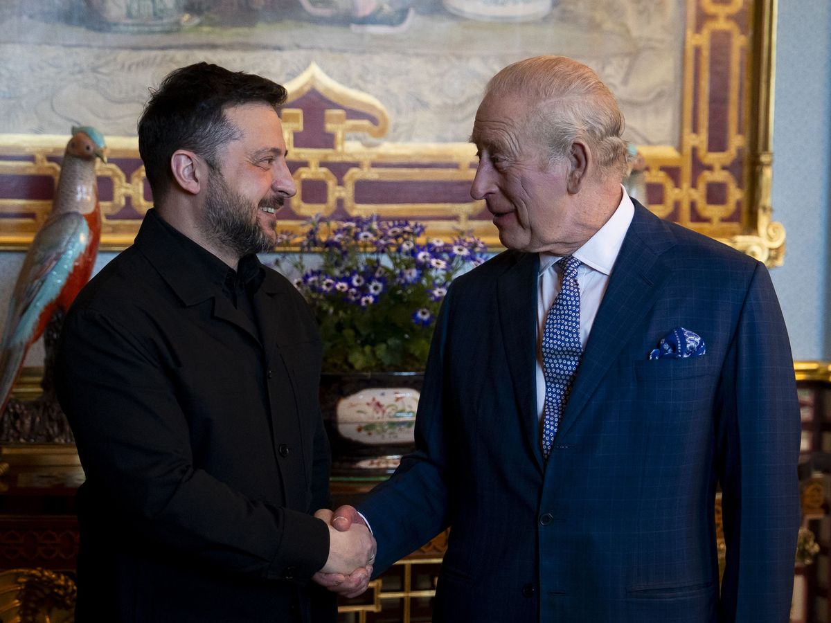 King welcomes Zelensky to Buckingham Palace ahead of new defence deal