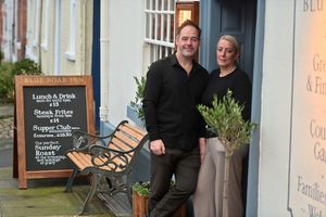 Mark Tilston and Helena Griffiths have been getting the newly reopened pub back up and running