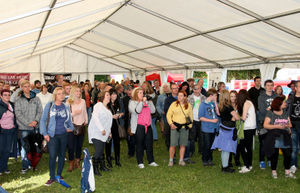 Edgar Davies rugby ground hosted a live rock concert as part of previous Bridgnorth Music and Arts Festival