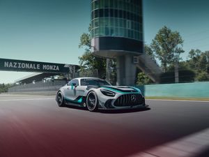 Supporting image for story: The Mercedes-AMG GT2 Edition W16 brings GT Racing and Formula One to the road