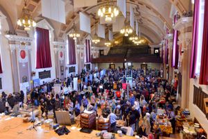 Crowds at Walsall Vegan Festival