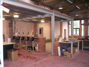 Ludlow Brewery during restoration