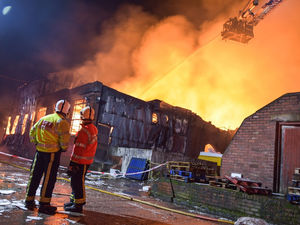 Supporting image for story: Smethwick fire: Business owner 'devastated' after flames rip through furniture factory