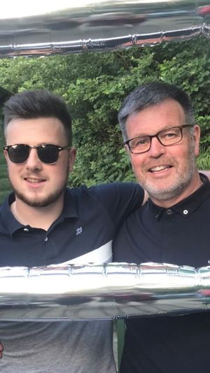 Harry and his father Nigel
