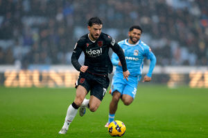 Mikey Johnston created Albion's two first-half goals. (Photo by Adam Fradgley/West Bromwich Albion FC via Getty Images)