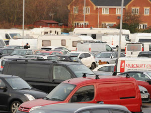 Supporting image for story: 'I have never seen anything like it': Mayhem as travellers take over leisure centre car park