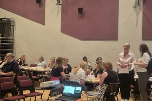 Businesses help launch “Make It Market Drayton” at packed event. Picture: Make It Market Drayton