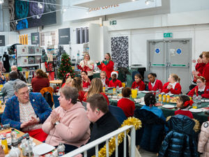 Supporting image for story: Charity partners welcoming to Wolverhampton store to sample new festive menu