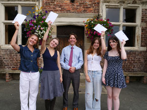 Supporting image for story: Moreton Hall students celebrate exceptional A-Level results