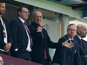 Supporting image for story: Watch: Tom Hanks' message to Villa fans before he watches thrilling draw with Liverpool