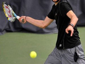 Supporting image for story: You cannot be serious! 'Super accurate shot' sets off fire alarm at Telford Tennis Centre