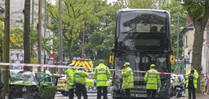 The scene of the crash. Photo: Snapper SK