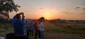 Guests at the Solstice Event capturing the morning in photography 