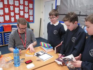 Supporting image for story: Steampunk author visits Shropshire school