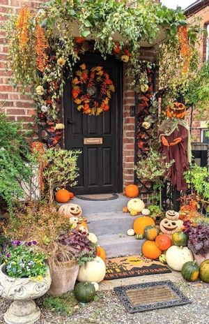 Sylwia Krolikowska, from Telford, won the competition for her front door decor
